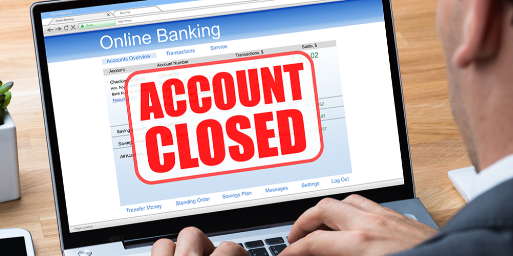 bank account closed