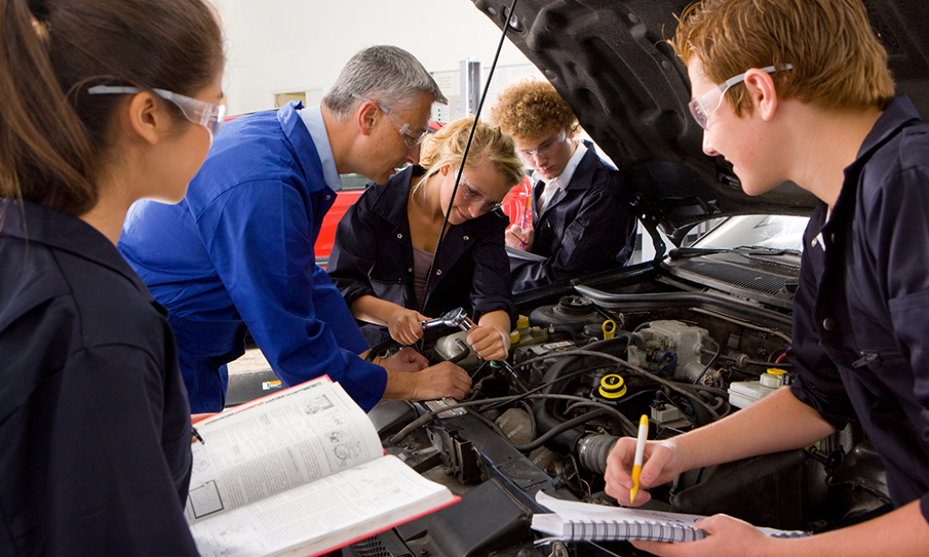 Trade school, also known as vocational school, is a popular alternative to college.