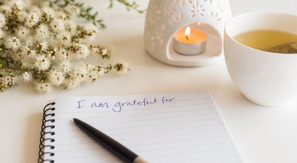 Practice gratitude, gratitude journal